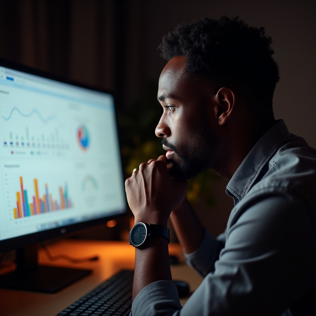 Site administrator diagnosing indexing issues using Search Console reports on a desktop monitor